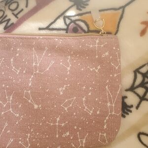 Ipsy Mauve Constellation Cosmetic Bag